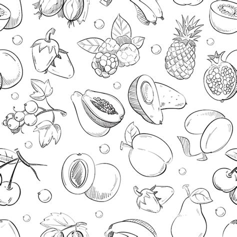 Fruit line drawing Images - Free Download on Freepik