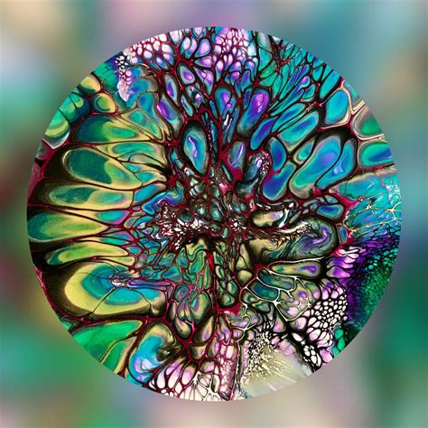 963 bloom technique different pouring medium acrylic paint pouring ...