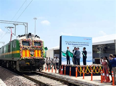 Maruti Suzuki vehicles move by rail to Anantnag terminal in Kashmir ...