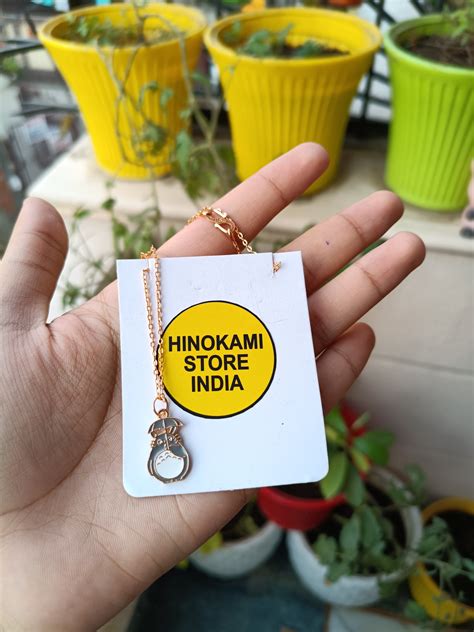 Ghibli pendants with anti tarnish chains – HINOKAMI STORE INDIA