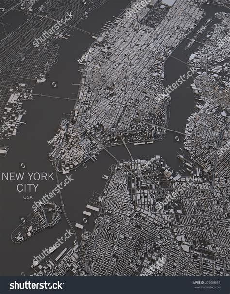 Aerial Map Of New York City