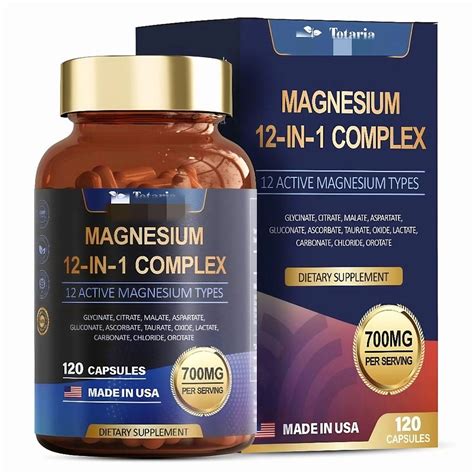 Magnesium 12 in 1 Complex 120 Cap - Walmart.com