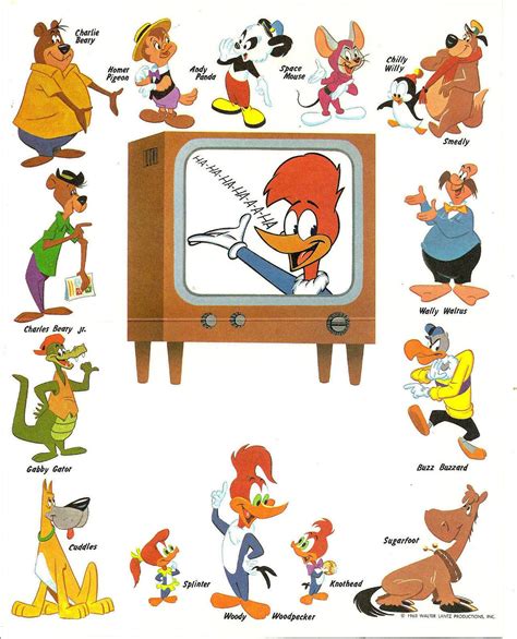 animationproclamations: “Woody Woodpecker and Friends, 1963. ” | Old ...