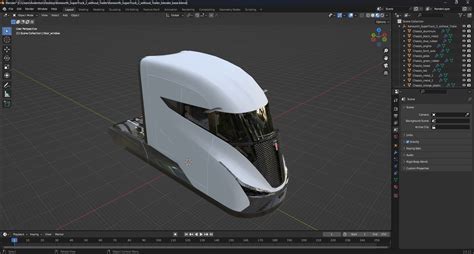 Kenworth SuperTruck 2 without Trailer 3D | 3D Molier International