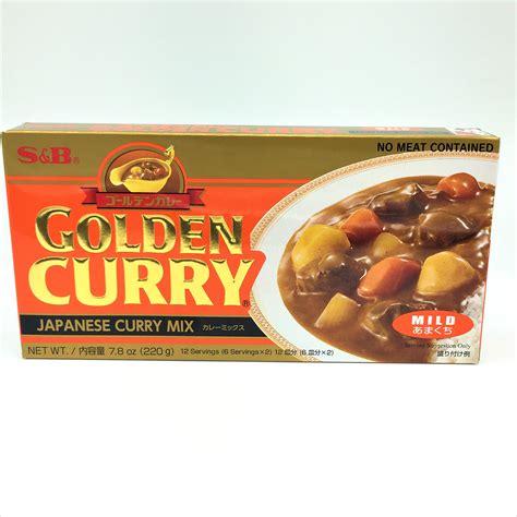 Japanese Curry Mix -S&B Golden Curry -Mild 220g - Walmart.com