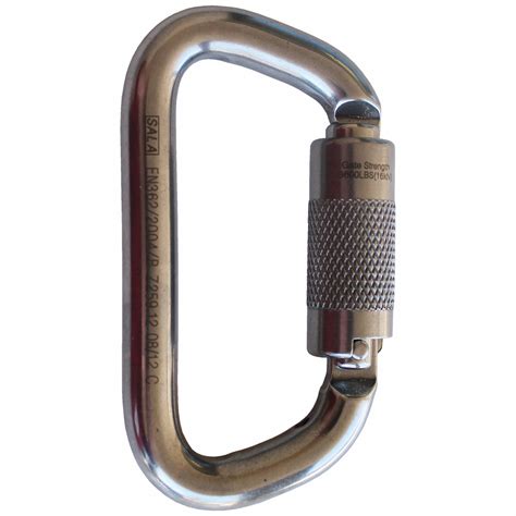 3M, Self-Locking, 3/4 in Gate Opening, Carabiner Gate - 61DF48|2000127 ...