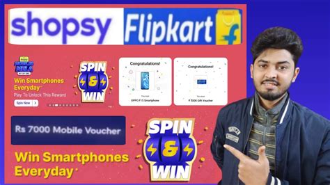 flipkart lucky spin today free