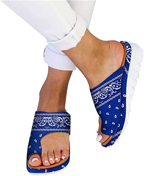 Amazon.com: Women Comfy Platform Sandal Shoes, Orthopedic Premium Toe ...