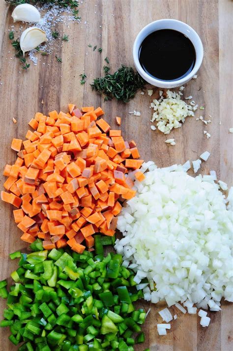 Ground Beef & Veggie Sweet Potato Hash - with Citrus and Salt
