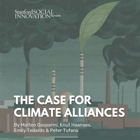 How climate alliances can boost green businesses | Stanford Social ...