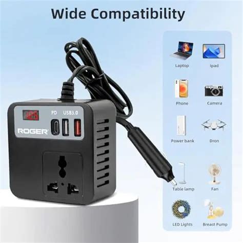 150W Car Laptop Charger – Buy Power Inverter Now | Roger Motors – Roger ...
