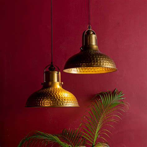 Buy Wall Lamp | Polka Dot Pendant Lamp (Brass) | Shop at The Purple ...