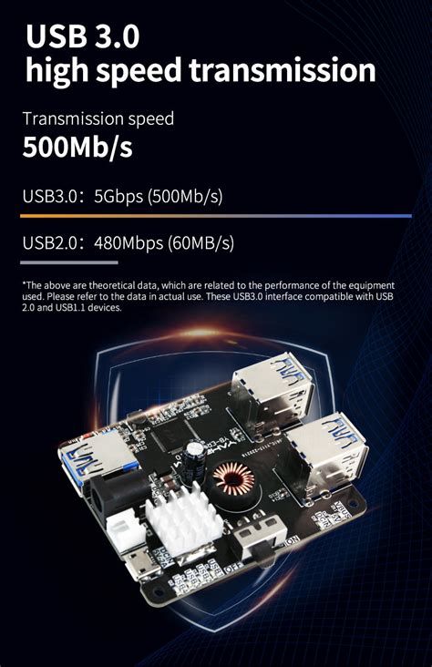 9-24V 5A USB Hub For Robot Control Boards - ThinkRobotics ...