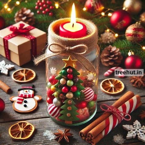 Christmas Candles Bottle Decoration Ideas, Bottle Craft Ideas