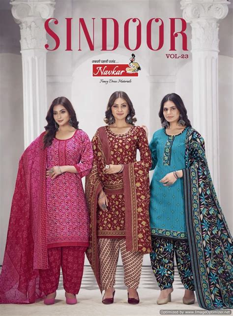 Navkar Sindoor Vol 23 Cotton Readymade Dress Collection
