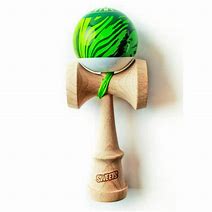 Image result for Sweets Kendamas Radar Boost Kendama - Sticky Paint, Perfect For Beginners, Extra String Accessory Gift Bundle (Blue)