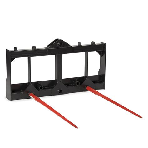 Buy Titan Attachments HD Skid Steer Hay Frame Attachment, Two 49" Hay ...