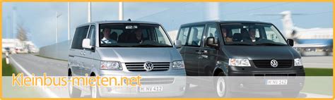 Kleinbus mieten - Mietwagen von Fiat, Renault und VW