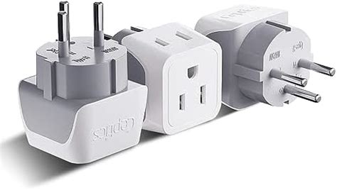 Israel, Palestine Travel Adapter Plug by Ceptics with Dual USA Input ...