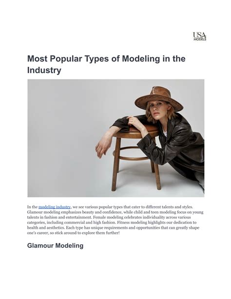 PPT - Most Popular Types of Modeling in the Industry PowerPoint Presentation - ID:14332834
