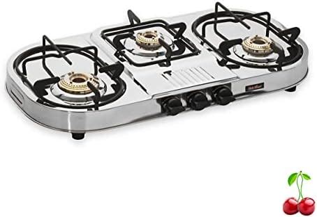RICH FLAME Gas Stove 3 burners | 2 Years Warranty | Gas Stove, ISI ...