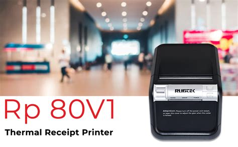 Rugtek Rp 80 V1 Thermal Receipt Printer with 3-Year onsite Warranty ...