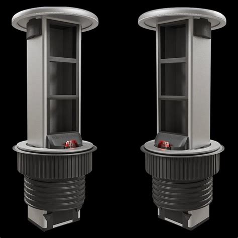 Donel – Tabletop built-in retractable dresser unit Vertical 6. DDSB6V1 ...