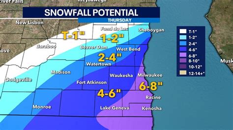 Winter storm warning; highest snow totals to southeast | FOX6 Milwaukee