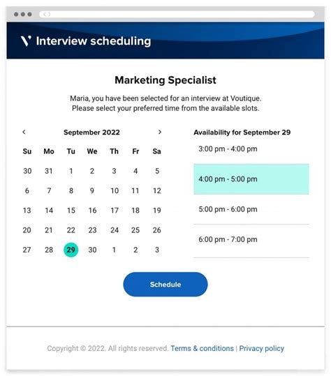 Scheduling Interview 的图像结果