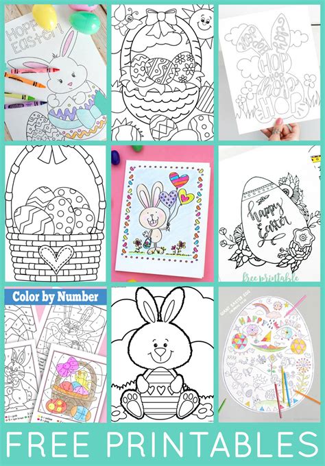 Free Easter Coloring Pages For Kids