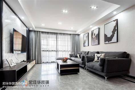 124平米的房子装修只花了14万，现代风格让人眼前一亮！-宁波三江观邸装修 - 房天下装修知识