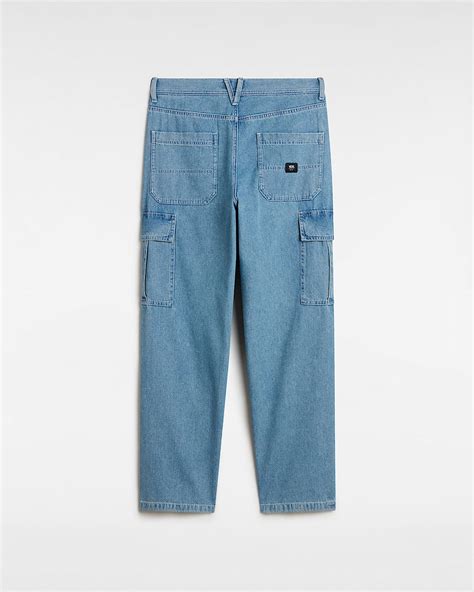 Service Cargo Denim Trousers in Blue| Vans UK