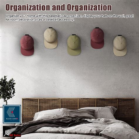 Hat Hooks Hat Rack Wall Mount Coat Rack Cap Holder 10Pcs