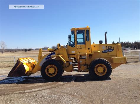 2000 Samsung Sl120 - 2 Wheel Loader Payloader Cummins Diesel Made By Volvo