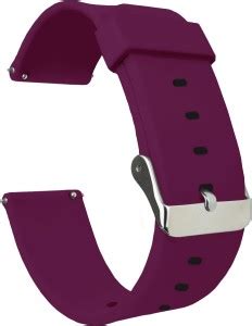 ACM Watch Strap Silicone for Pebble Zen Pro Smartwatch Belt Band Purple ...