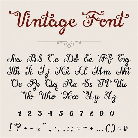 Hand Lettering Fonts Alphabet