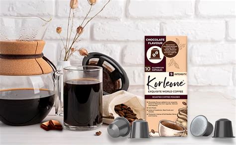 Korleone Coffee Pods Chocolate Flavor Aluminium Coffee Capsules ...