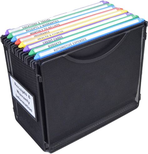 Buy Ultimate Office Mini Mesh Desktop File Box Portable Project ...