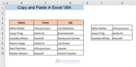 Image result for Copy and Paste VBA Excel Worksheet Columns