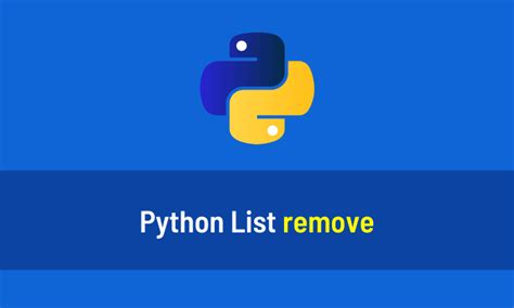 List Remove Python 的图像结果