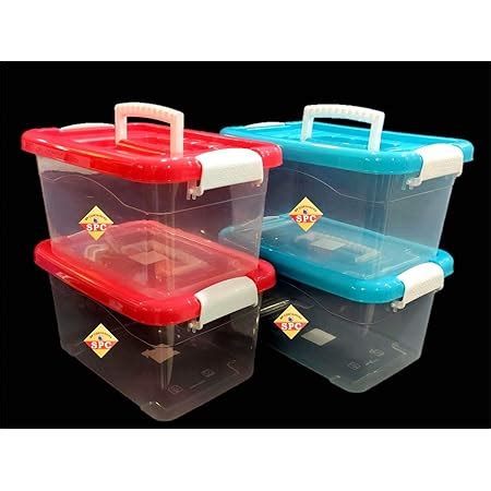 SPC Multipurpose Plastic Stackable Organizer Storage Container Box for ...