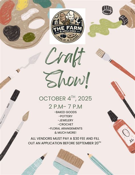 Fall Craft Show, 2282 E. Salzburg. Rd., Bay City, MI, 4 October 2025 ...