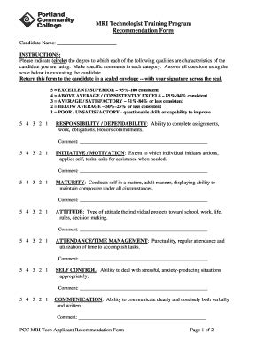 Fillable Online pcc Applicant Reference Form - pcc Fax Email Print ...