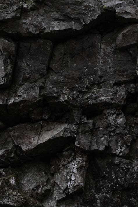 Dark Jagged Rock Texture Photo Download – Free Nature Stock