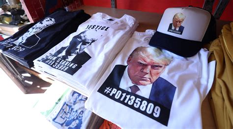 Mugs, T-shirts and hats: Trump mug shot merchandise for sale - August ...