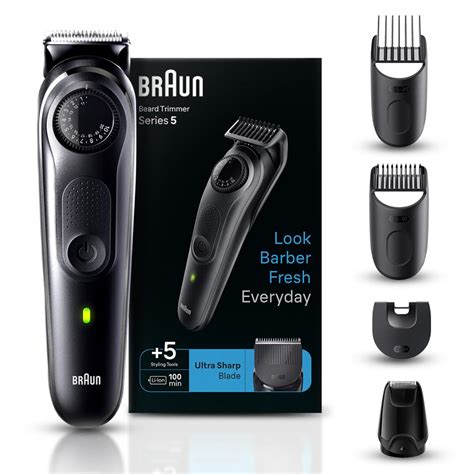 Braun Beard Trimmer 5, Bt5410, Beard Trimmer For Men, Style, Edge ...