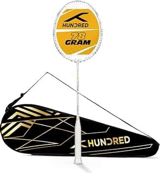 Hundred Glory Limited Edition Strung Badminton Racket with Full Racket ...