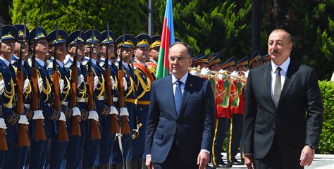 Official welcome ceremony was held for President of Albania Bajram Begaj » Official web-site of ...