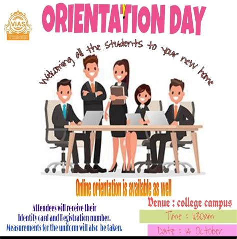 Orientation Day Poster