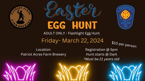 Adult Easter Egg Hunt - SVFC and Patriot Acres - Visit Queen Anne's County
